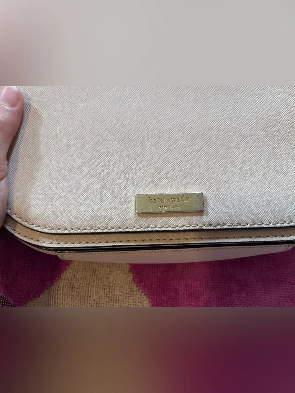 Kate Spade Laurel Way Carsen Crossbody Bag in Almondine